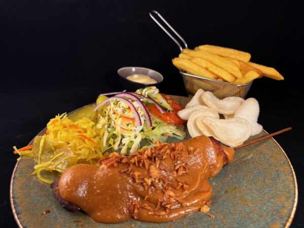 Saté van de Haas menu